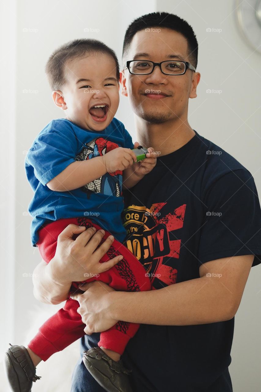 Me and my son.  Being a father has been an amazing journey for me.  My kids are my life and they make me the happiest person alive!