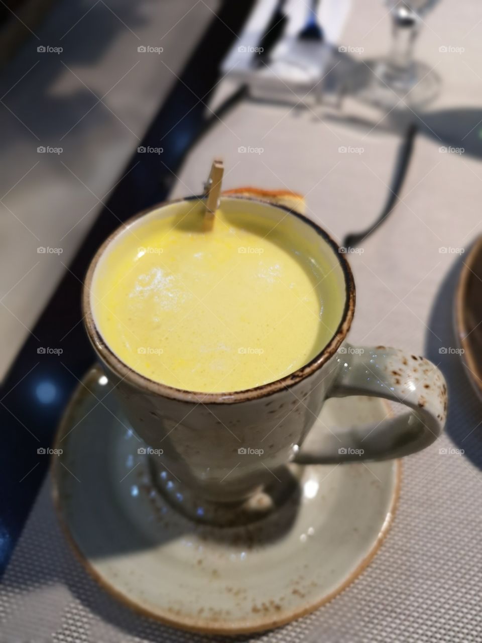 Orange Hot drink