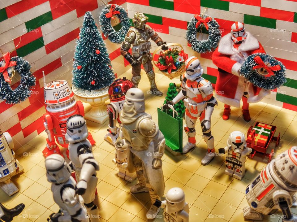 Star Wars Christmas Diorama. Star Wars Season's Greetings