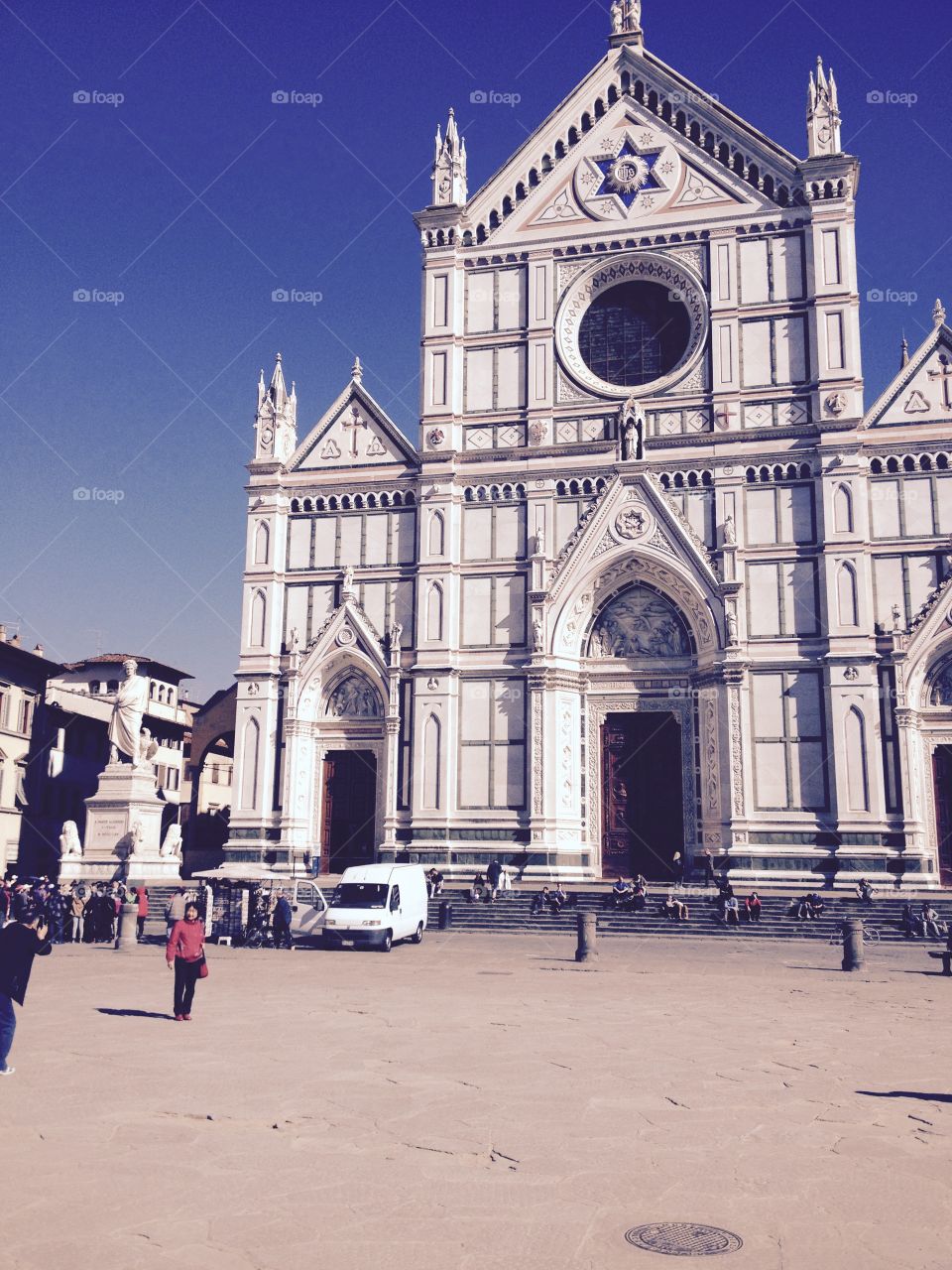 Santa Croce church in Florence, Italy 