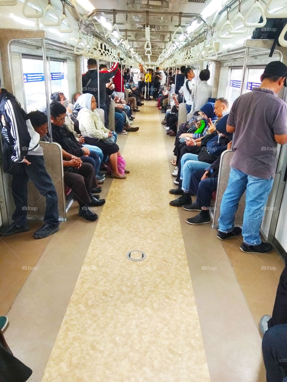 Indonesian in train