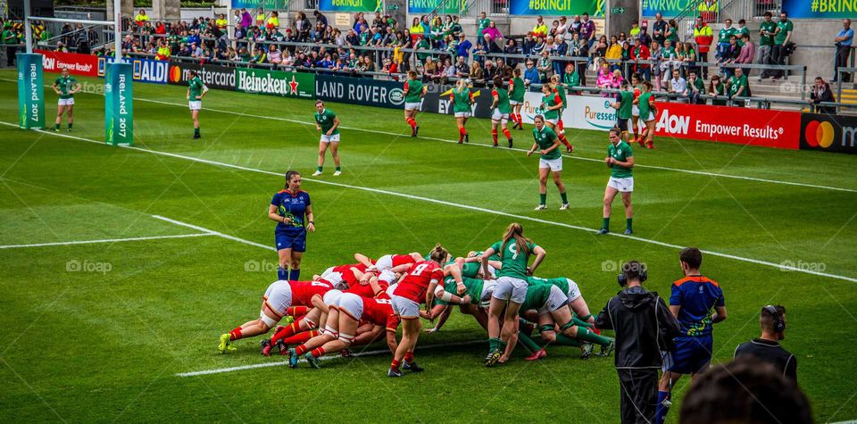 Ireland vs Welsh - Women Rugby Championship 2017