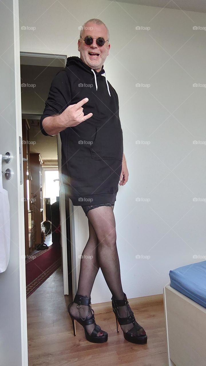 Crossdresser Nylonjunge