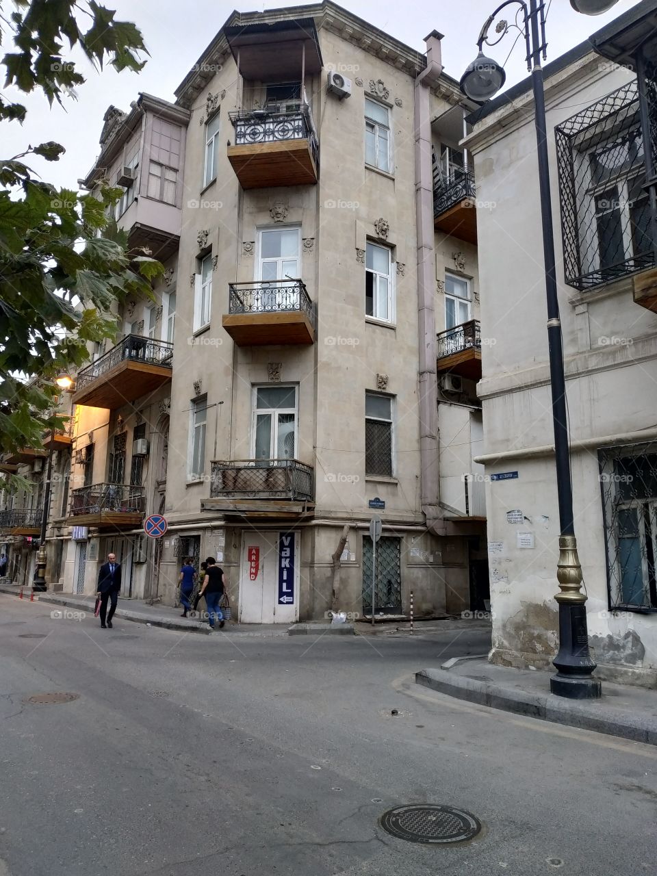 one of houses of Baku, Azerbaijan