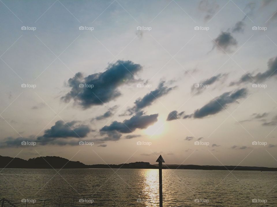 sunset in trincomalee sky