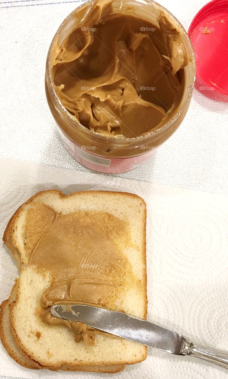 Peanut butter sandwiches 