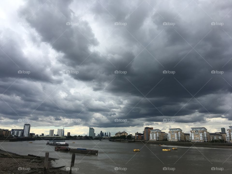 Greenwich grey skies 