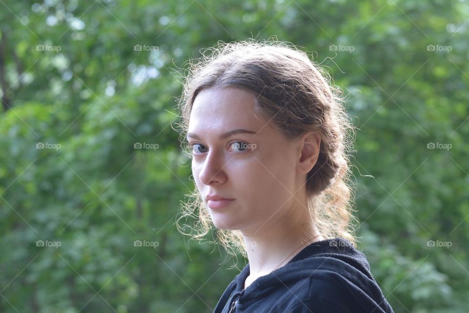 young girl beautiful portrait