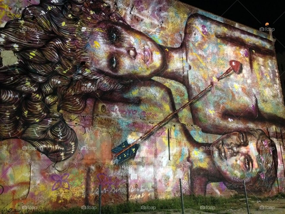 graffiti street art, Rio de Janeiro Brazil