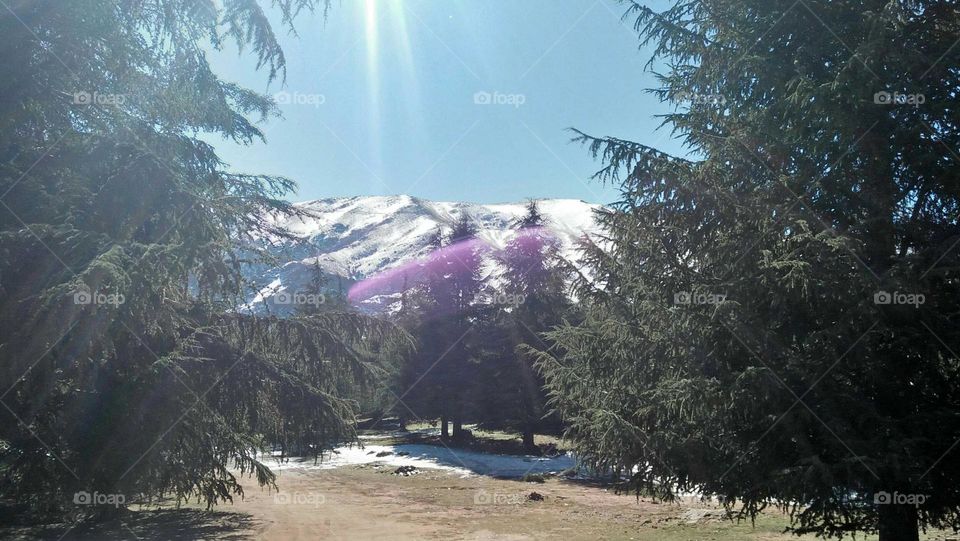 a beautiful and magic landscape in Morocco.