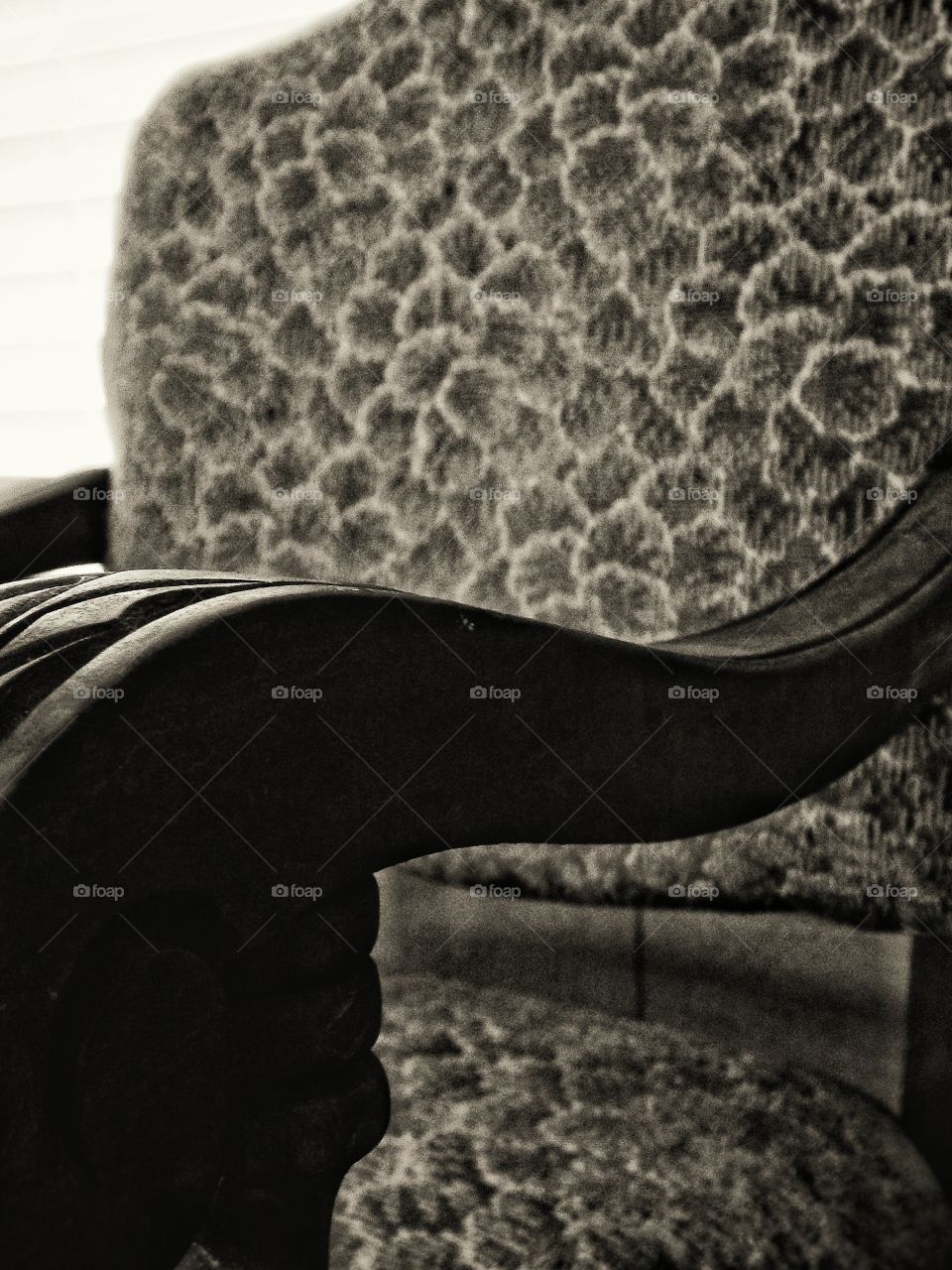 antique chair black and white