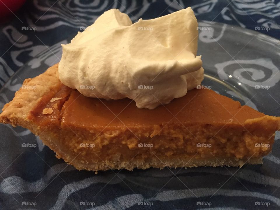 Homemade pumpkin pie is the best