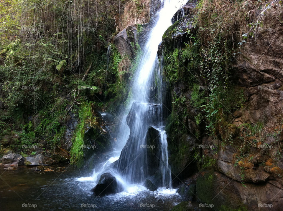 nature water waterfall portugal by samueljalmeida