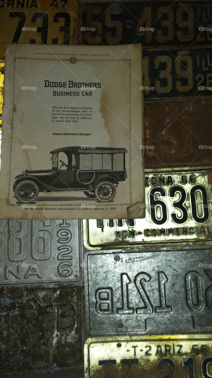 1920 Dodge brothers article