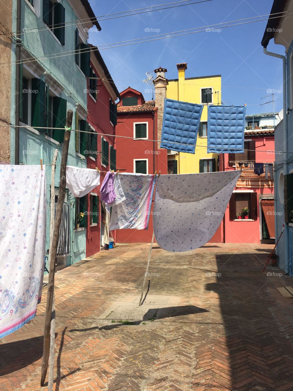 Venice burano laundry