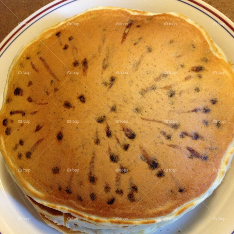 This is a plate of pancakes.