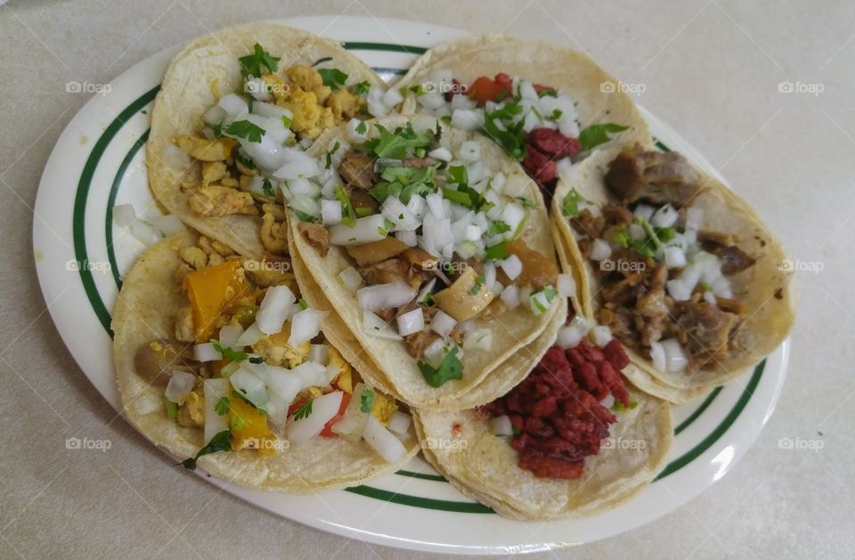 street tacos on a plate