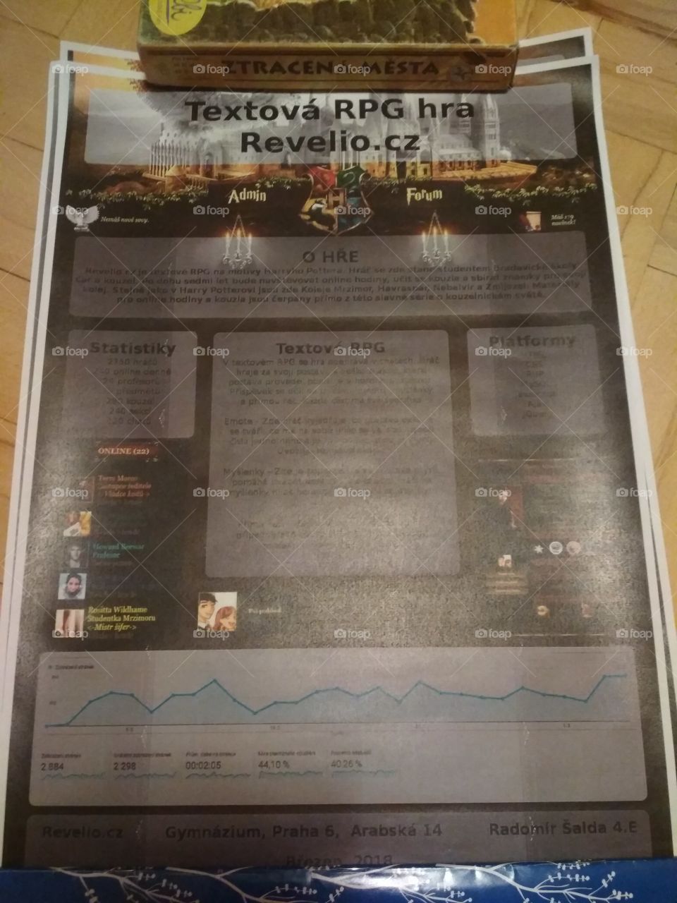 Poster of revelio.cz