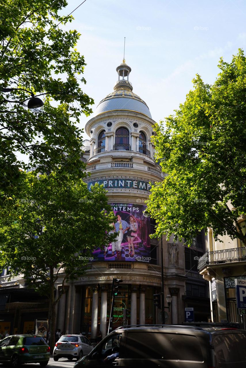 Big store in Paris - France