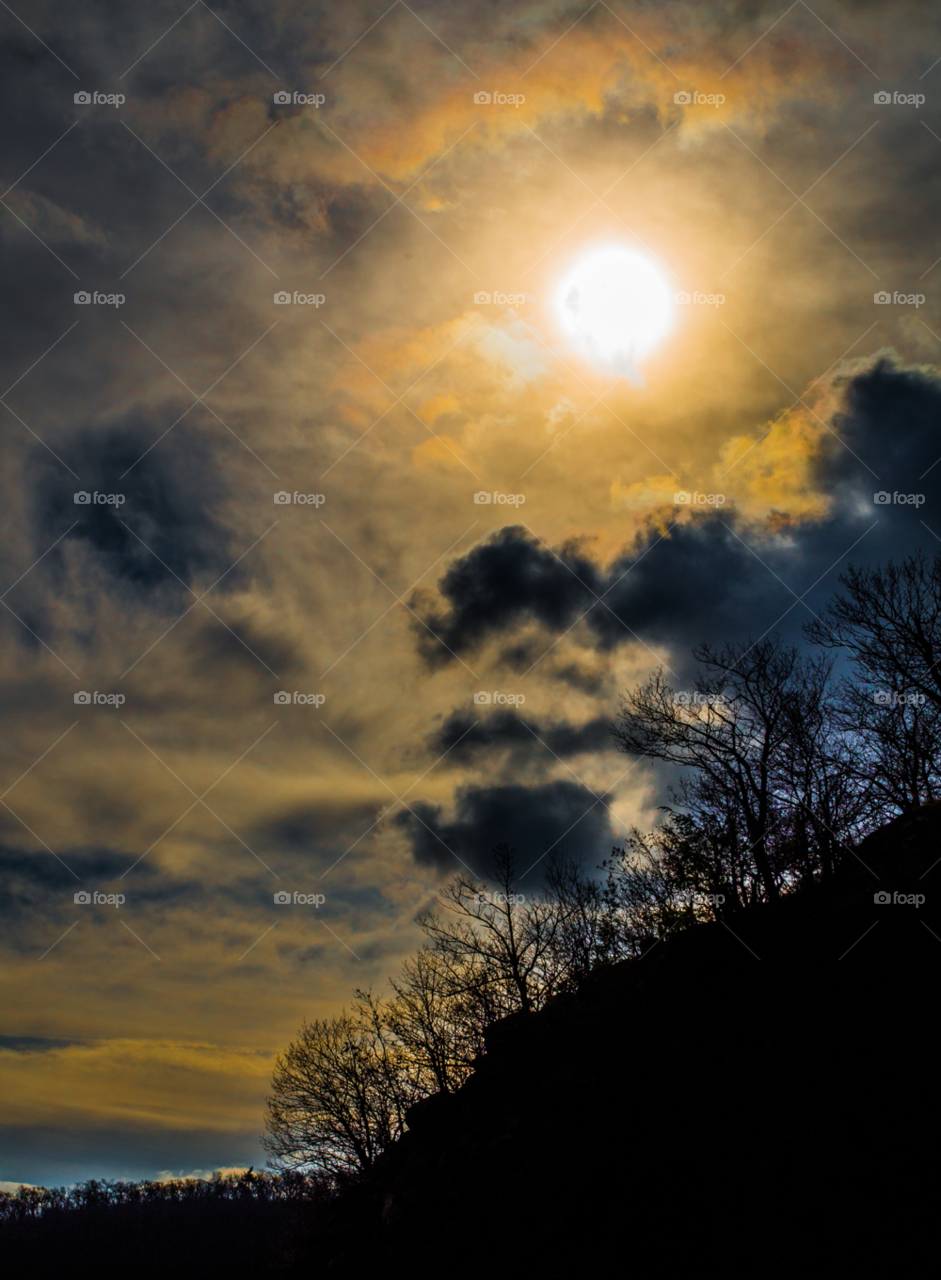 storm king ny mountain morning clouds by delvec