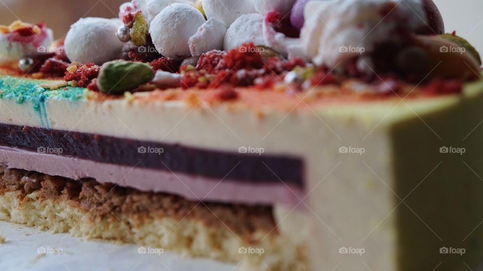 Sweet, Cake, Cream, Berry, Fruit