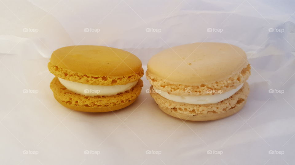 Close-up of macaroons
