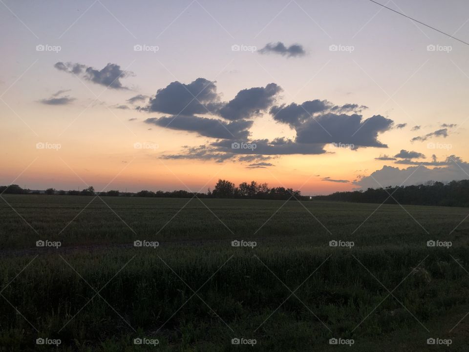Sunset cloud