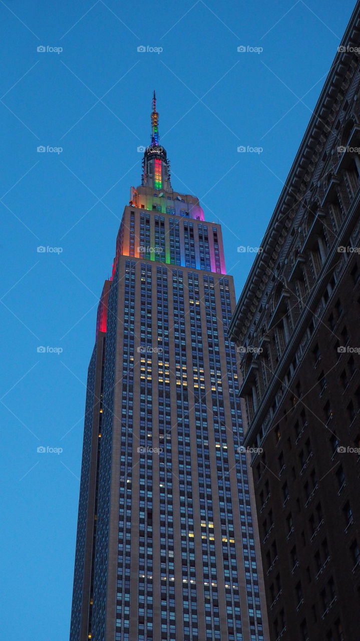 Empire State Building New York  Gay Pride