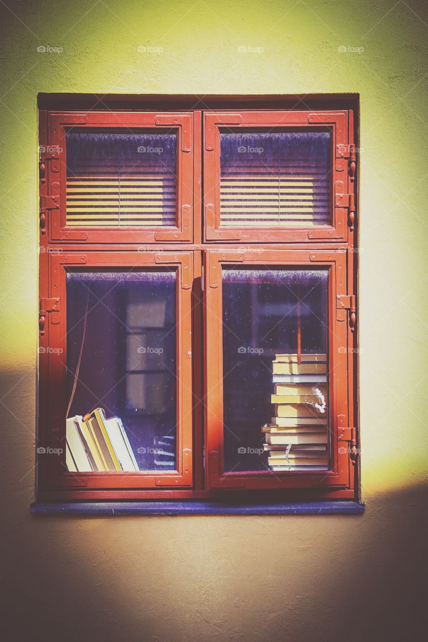 Books in the window