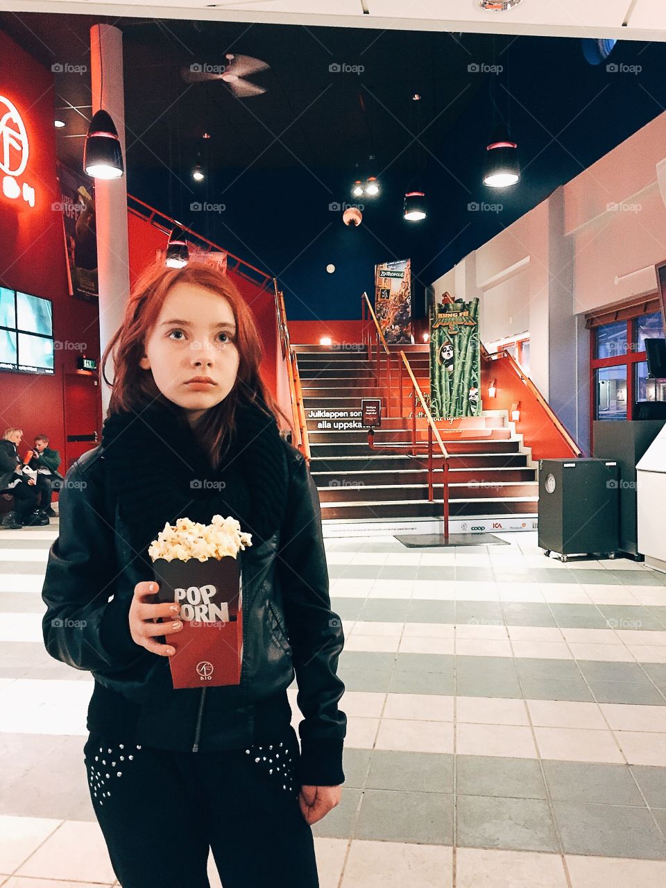 At the movies