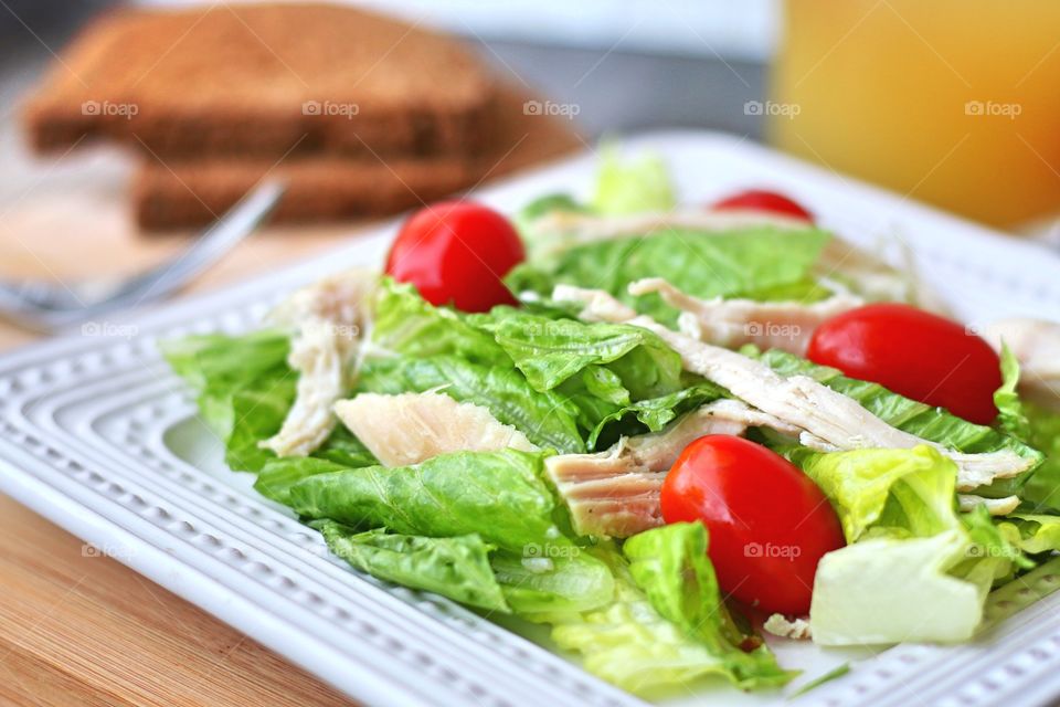 Chicken tomato salad