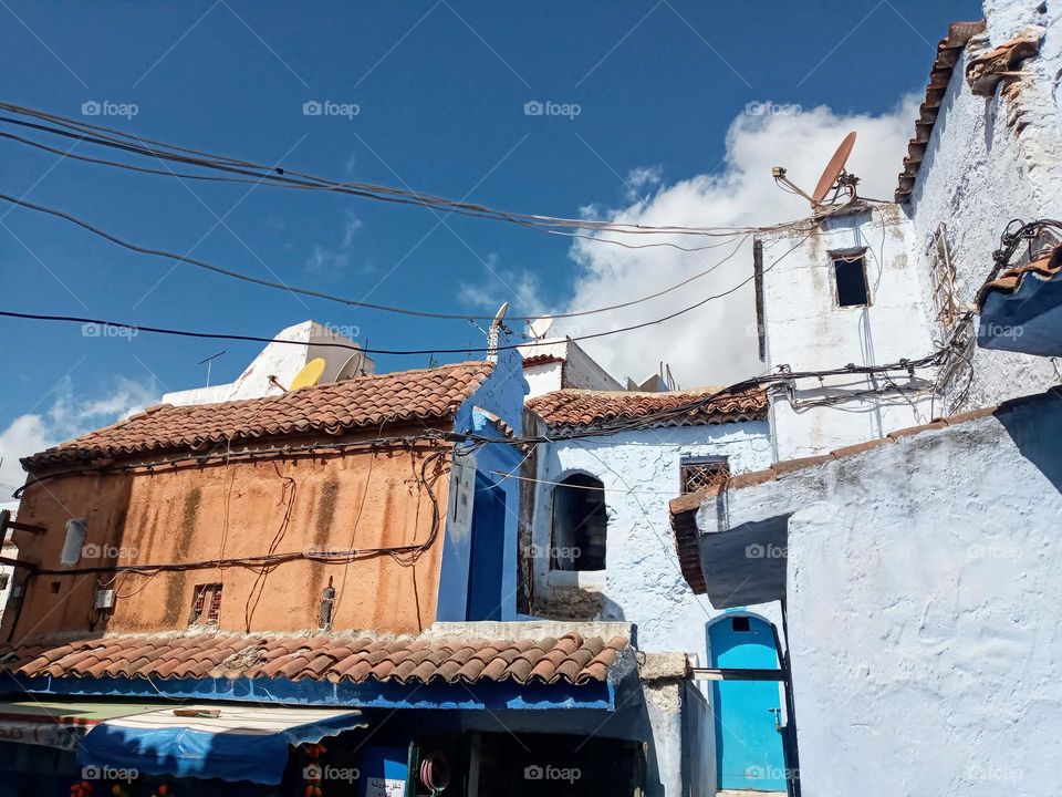 Chefchaouen city in morocco