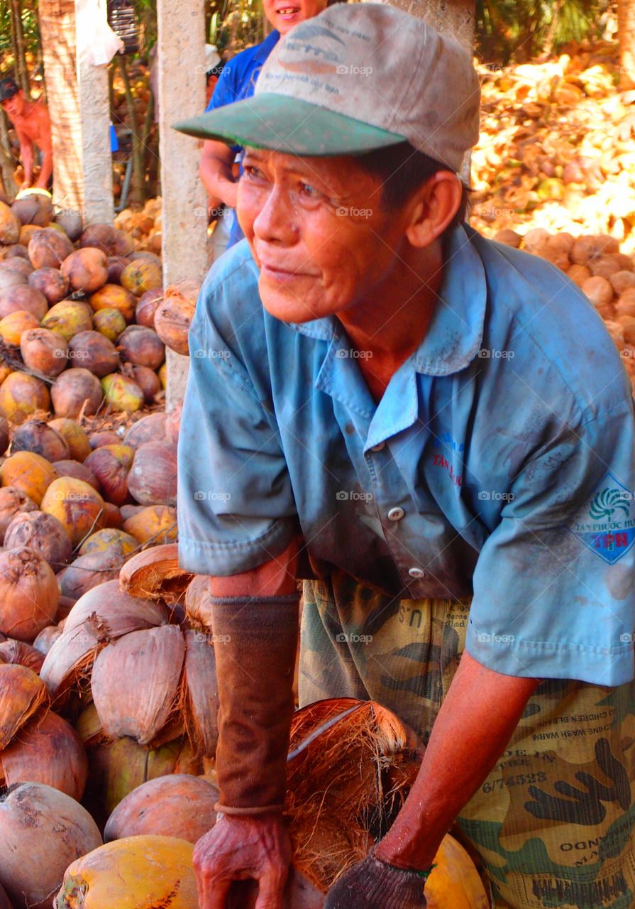 coconut man