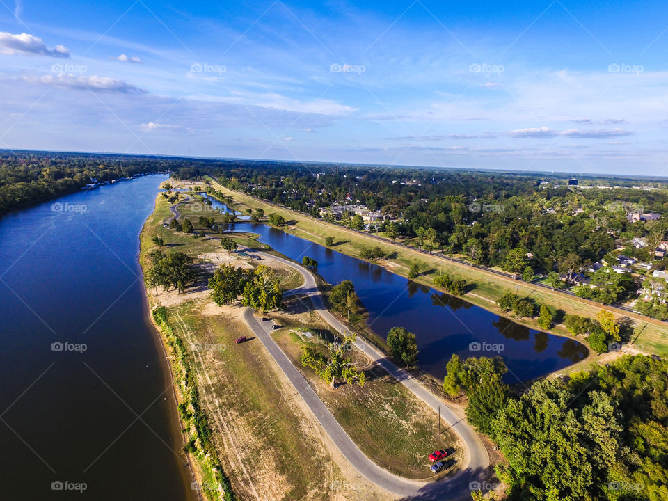 Lazarre Park Aerial - Monroe, Louisiana
