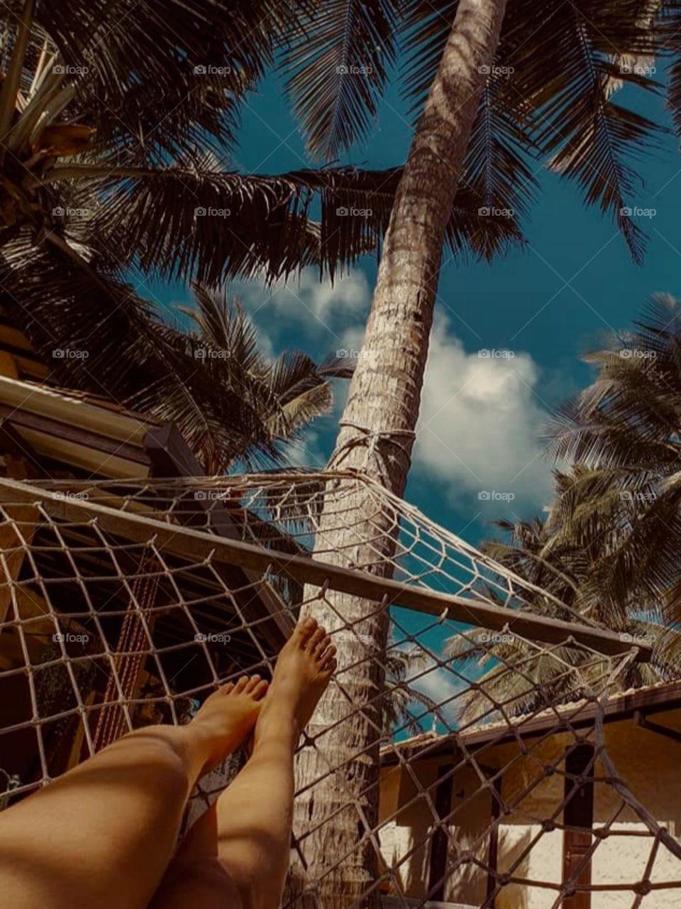 Summer relaxing during the holiday.