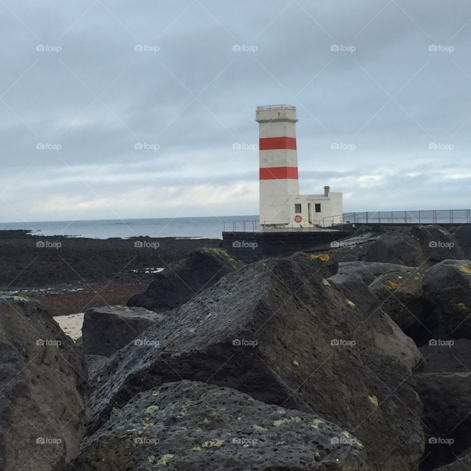 Lighthouse in Iceland 