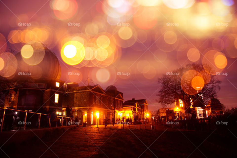 A beautiful night scene of London, United Kingdom. Artistic, colorful photo of a city.