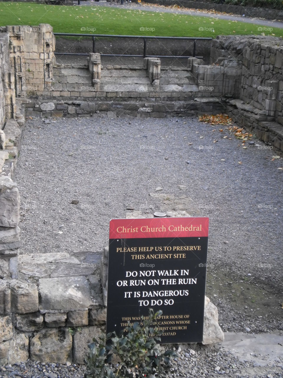 ancient sacred site at jail in dublin ireland