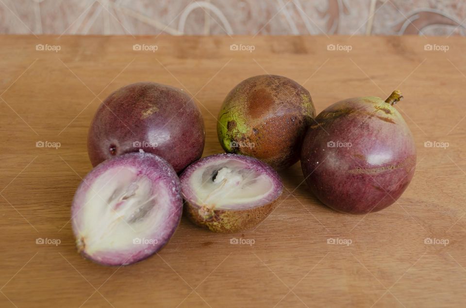 Starapples On A Wooden Table