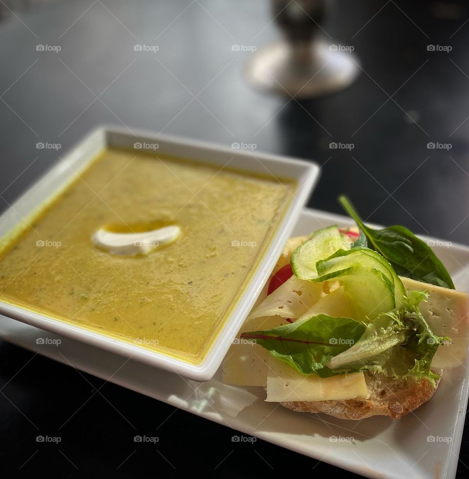 Zucchini soup