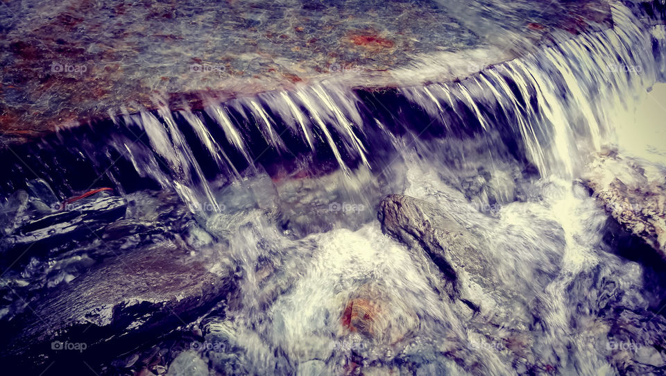 waterfall at bhagsunag, mcleodganj,himachal pradesh, india