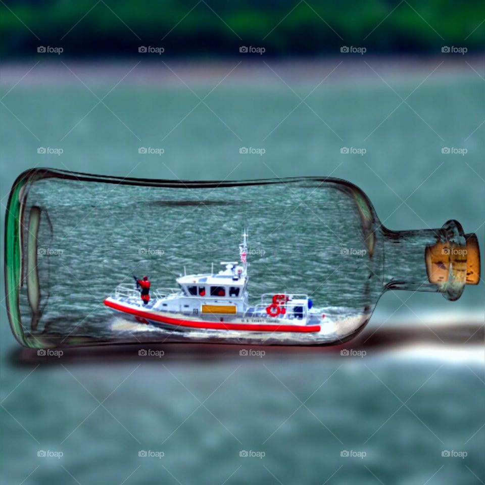 Ship in a Bottle. U.S . Coast Guard 