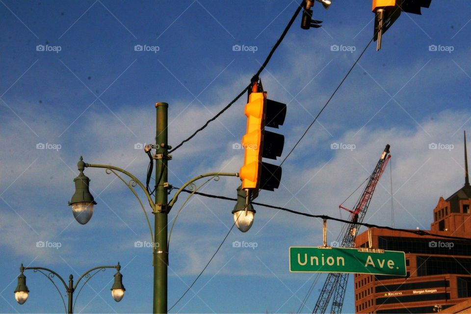 Traffick lights in Memphis