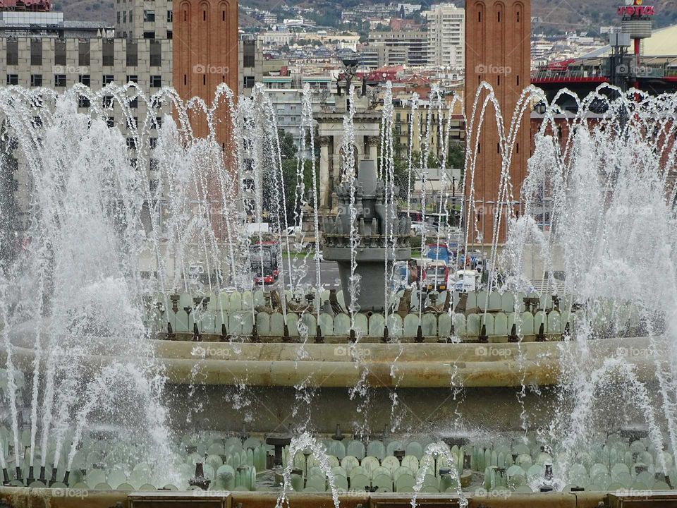 The fountains of Montjuic