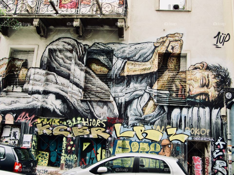 Street art is everywhere in Athens