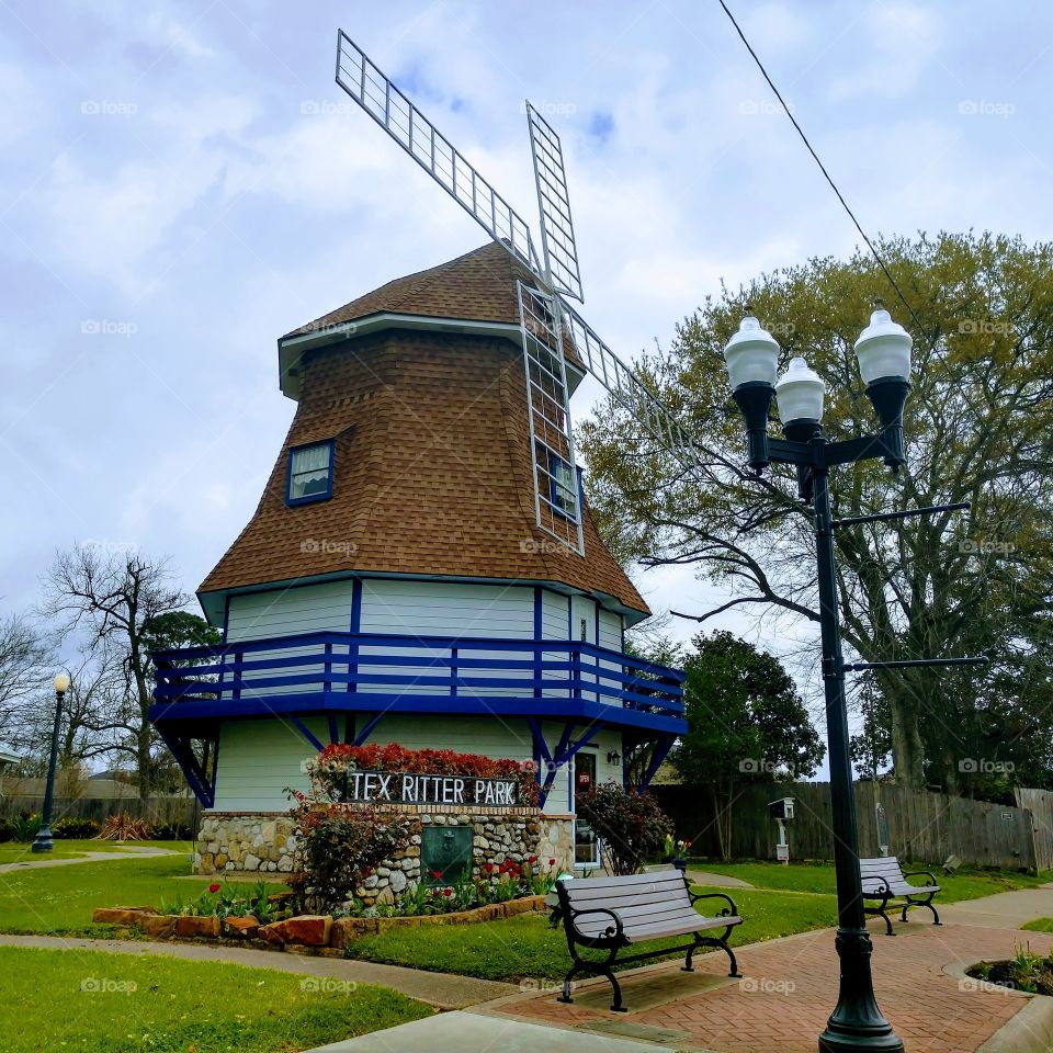 Nederland, TX Windmill in Texas Ritter Park