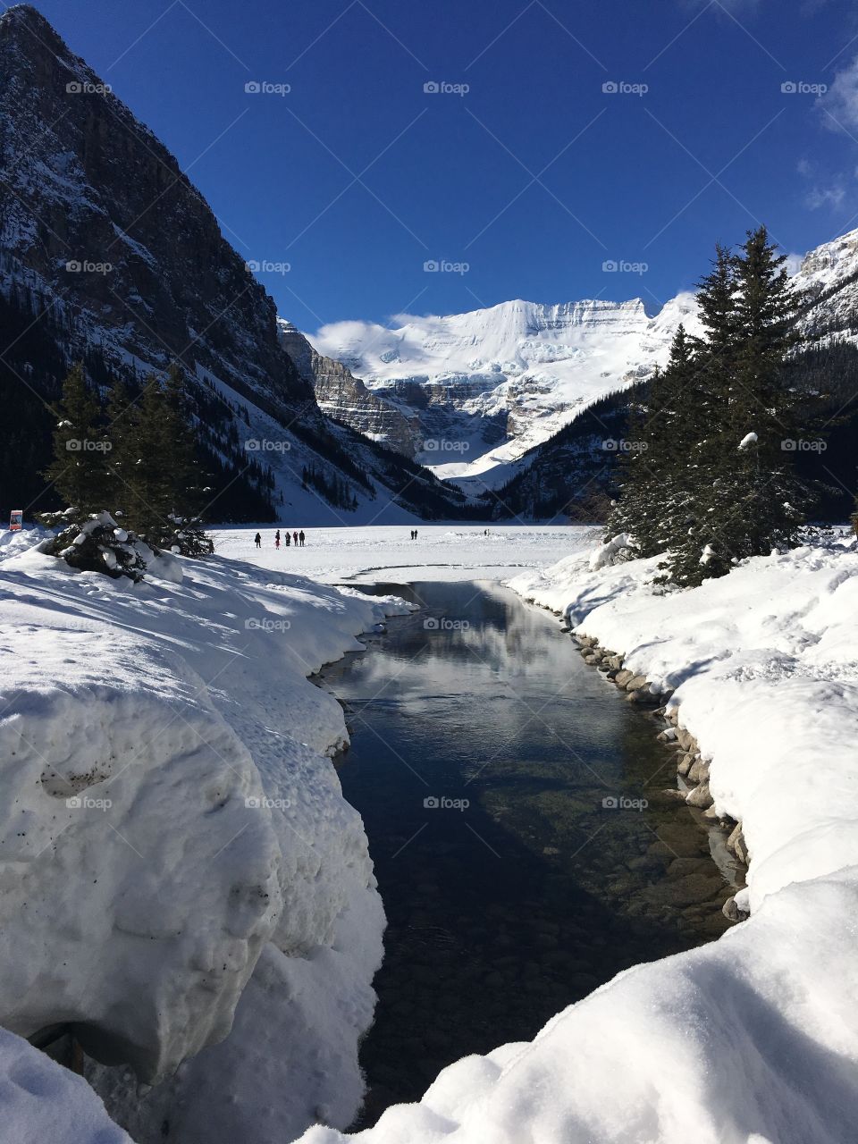 Lake Louise in the winter