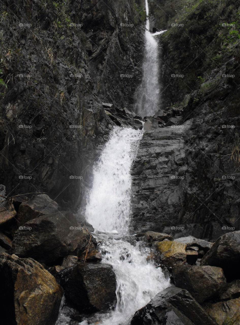 nature waterfall hiking peru by vivitale