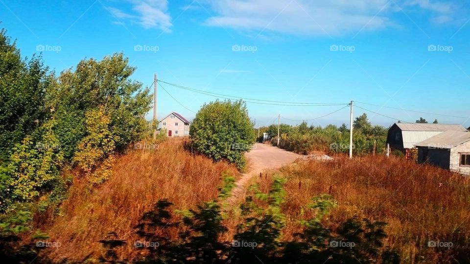 Country plot in Russia