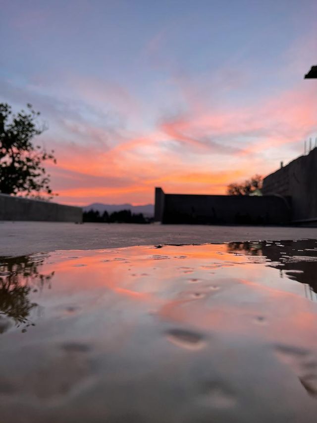 reflection on water